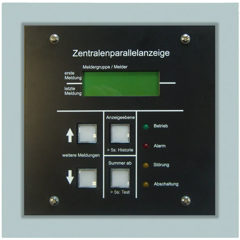 Zentralen-Parallel-Anzeige ZPA 3000, uP für FlexES Control