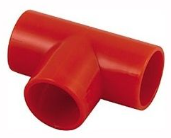 T-Stück ROT, 25 mm, VE=10 Stück