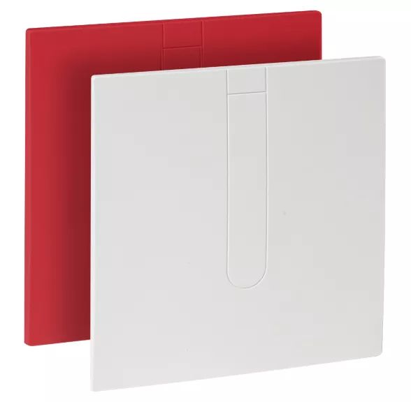 IQ8Wireless-Abdeckplatte für Funk-Interface, rot und weiß