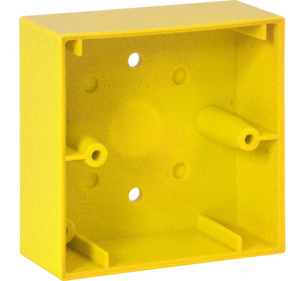 Montagegehäuse aP für kleine Handmelder, gelb