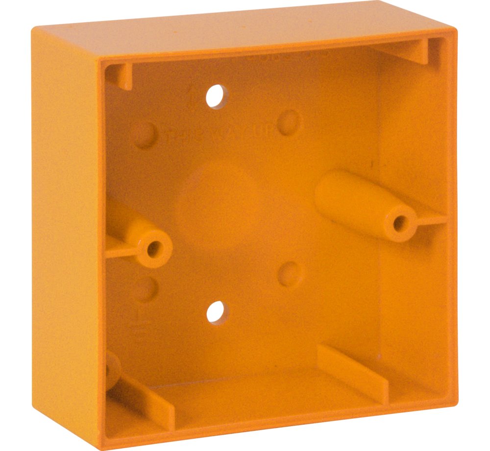 Montagegehäuse aP für kleine Handmelder, orange