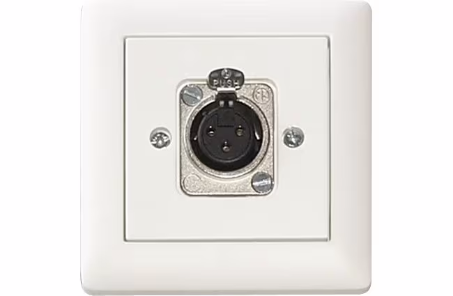 Unterputzdose XLR-Einbaubuchse