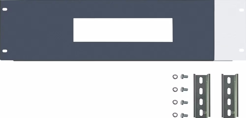 Montageset mit Aussparung für Sicherungshalter bzw. Lasttrennschalter