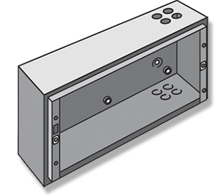 Zusatzgehäuse EBB1-1B normale Tiefe