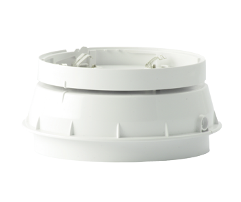 Ringbusgespeiste Meldersockel-Sirene, weiß