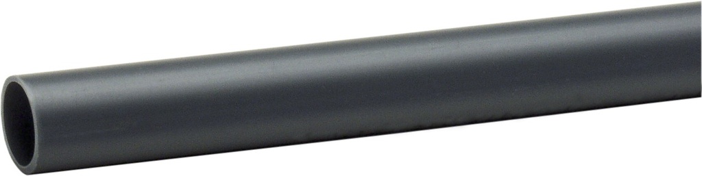 Ansaugrohr GRAU, ABS, Durchmesser 25 mm, 2,4 Meter Länge, 1 VE = 25 Stck.