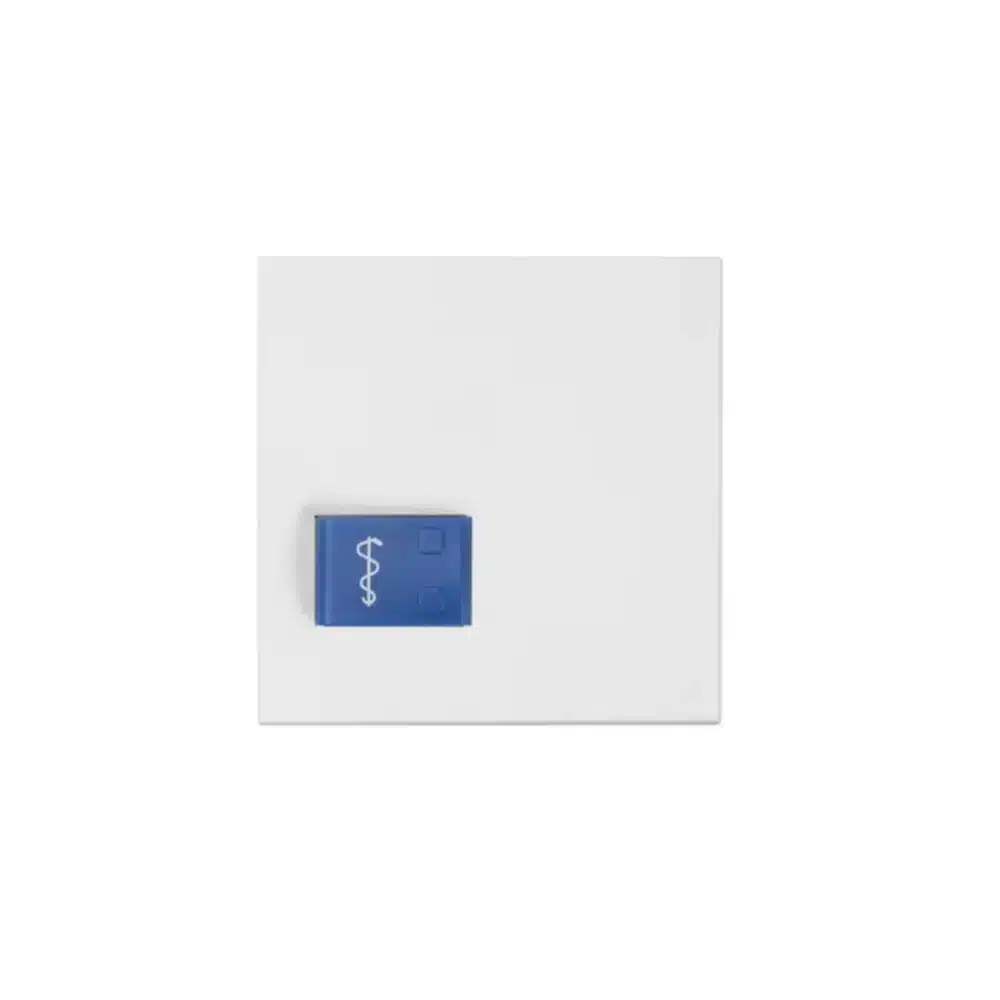 Abdeckplatte Taste -blau- Clino Systevo