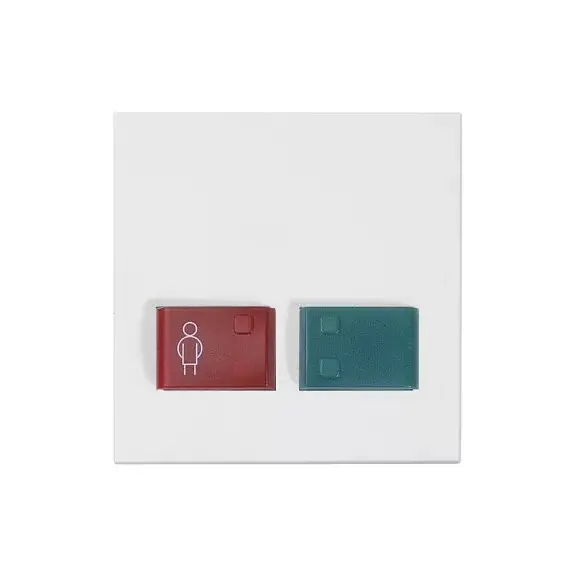 Abdeckplatte Ruf-/Abstelltaster Clino Systevo