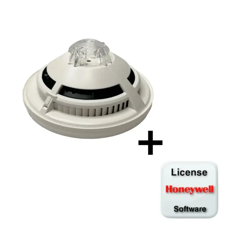 Selbsttestender Optischer Rauchmelder IQ8Quad inkl. 8 Jahres-Lizenz