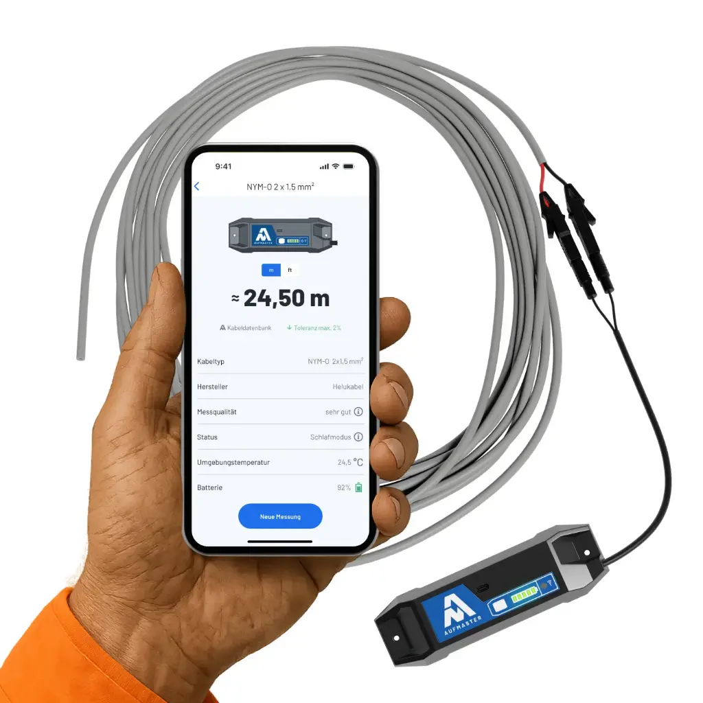 Aufmaster AM1 digitales Kabellängenmessgerät