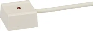 Mini-Glasbruchsensor „Z“, weiß, Kabellänge 6 m