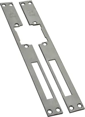 Flachschließblech Edelstahl für Türöffner 118 