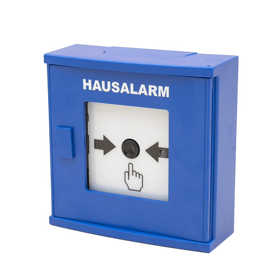 Funk-Handfeuermelder große Bauform, blau