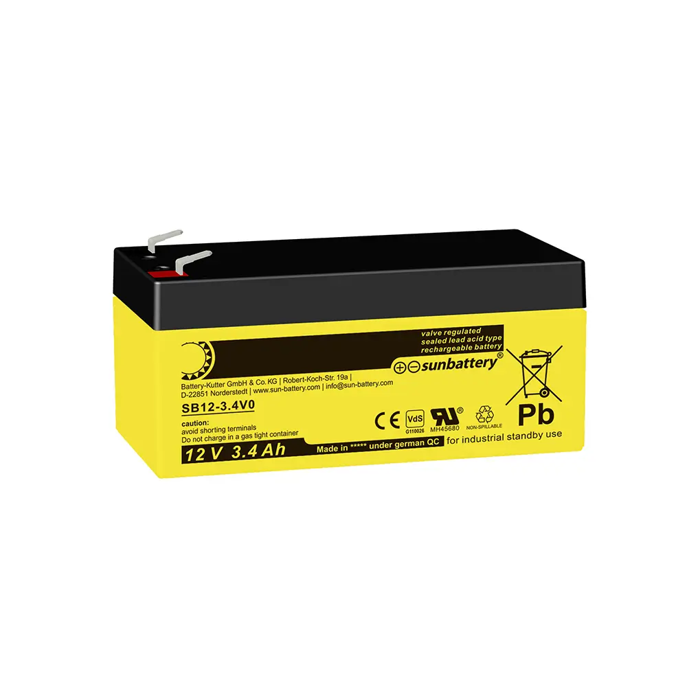 Akku 12 V / 3,4 Ah Kapazität