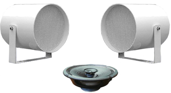 LA-200-808WT-E-Sonic-808/EN5424 - Soundprojektor-Lautsprecher 30W EN54-24