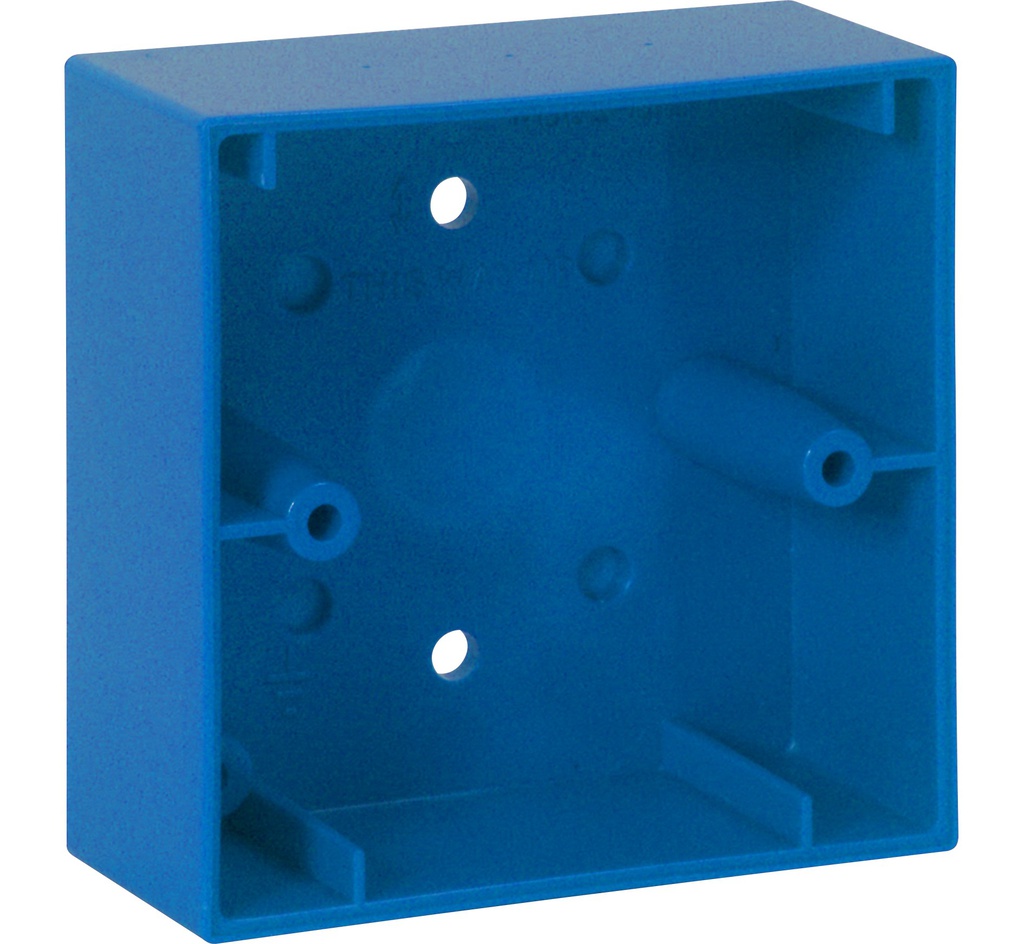Montagegehäuse aP für kleinen MCP, blau, ähnlich RAL 5015