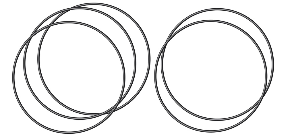 O-Ringe für tiefen Sockel  (5 Stück)