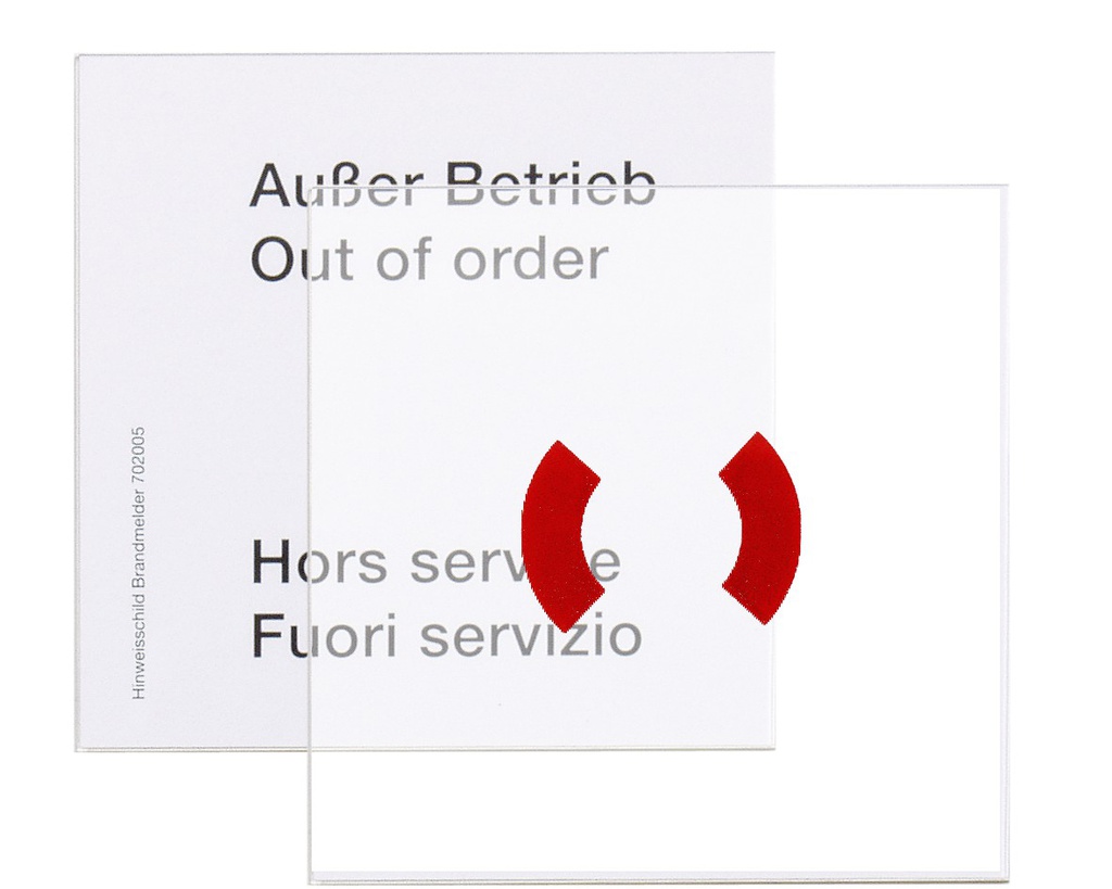 Ersatzglasscheibe für MCP-Gehäuse 7047xx und 7048xx, rot, 1 VE = 10 Stck.