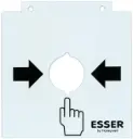 Bedienfeldfolie für große Handmelder 80490x