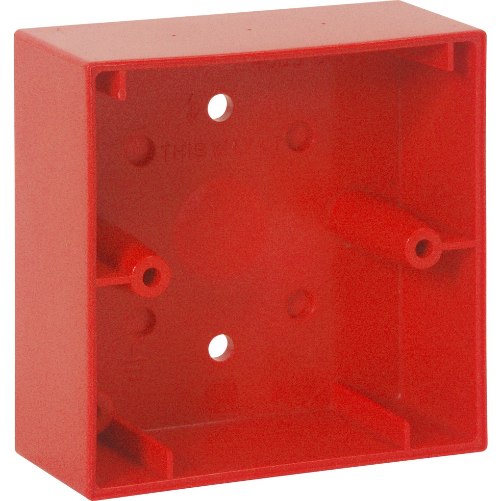 Montagegehäuse aP für kleinen MCP, rot, ähnlich RAL 3020