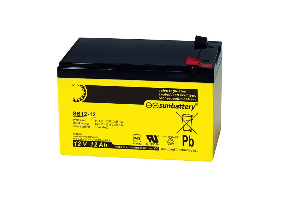 Akku 12 V DC/12 Ah Kapazität