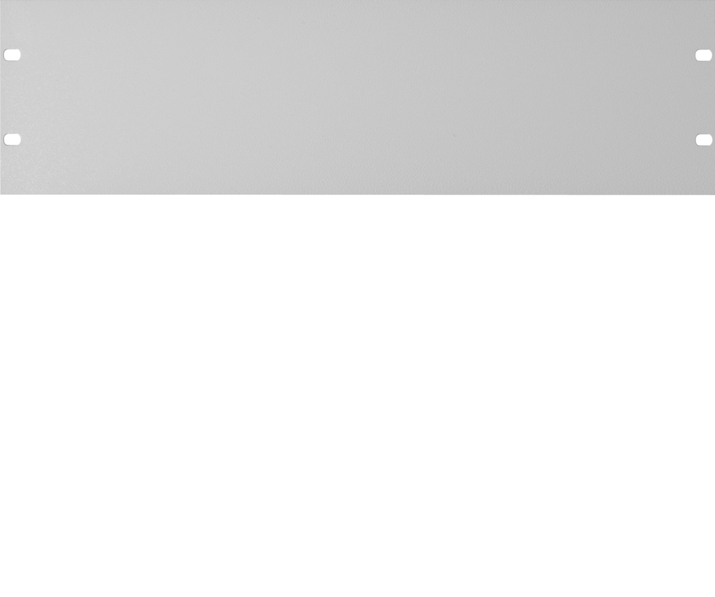 Blindplatte 19", 3 HE