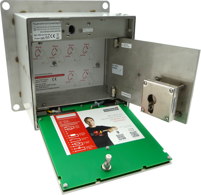  FSD-S3-plus5 - Feuerwehr-Schlüsseldepot Wandeinbau Vollwand