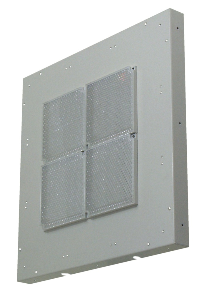 Montageplatte mit 4 Prismenreflektoren - foveo