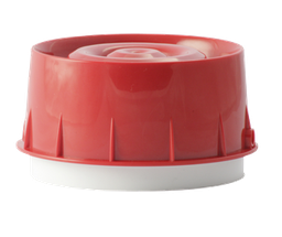 [WSO-PR-IO2] akustischer Alarmgeber, adressierbar, ringbusgespeist, mit integriertem Isolator, Rot