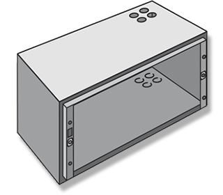 [020-509-009] Zusatzgehäuse EBB2-1B tiefere Ausführung 