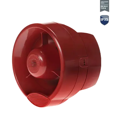 [CWS100] Akustischer Alarmgeber, rot 
