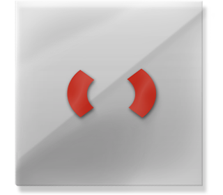 [EG/KR] Ersatzglasscheibe rot, 1 VE = 10 Stck.