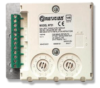 [NF-M721] Überwachungsmodul für  TITANUS PRO SENS® für den NOTIFIER Ringbus mit Montageplatte