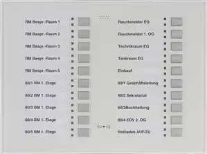 [013000] LED Bedienteil, weiß, f. MB-Secure