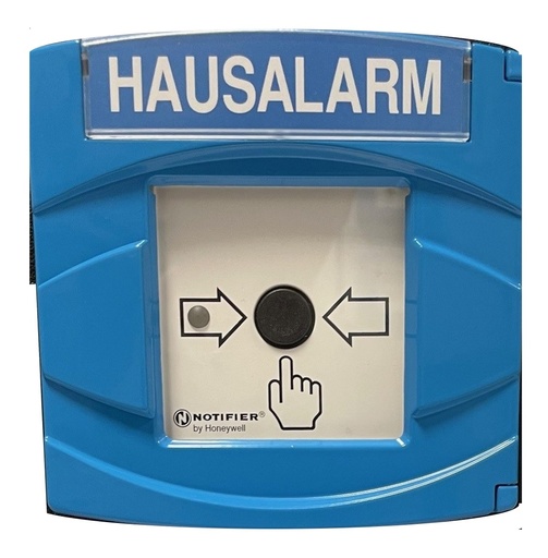 [NFXI-DKME-B] Blauer Handfeuermelder mit Isolator für den Notifier - Ringbus