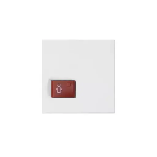 [88881G3N] Abdeckplatte Taste -rot- Clino Systevo