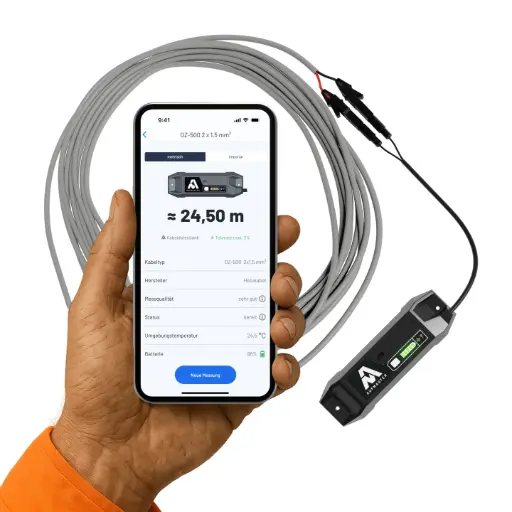 [11023428] Aufmaster AM1 digitales Kabellängenmessgerät