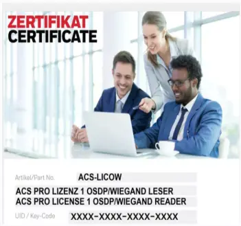 [ACS-LICOW] ACS PRO OSDP – Wiegand Lizenz pro Leser