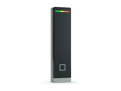 [PITZ00B.63] Insertic Touch Zarge Pfostenleser ohne Tastatur: schwarz (RAL 9005) und weiß-Aluminium (RAL 9006): Multi-ISO- und Bluetooth-fähig: RS-485 Modulbus