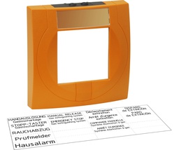 [704903] Gehäuse mit Glas, orange, ähnlich RAL 2011