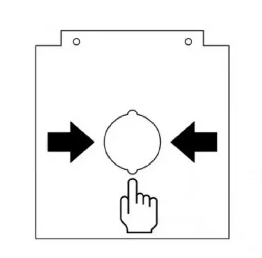 [704915] Bedienfeldfolie für große Handmelder 80490x, 1 VE = 10 Stck.