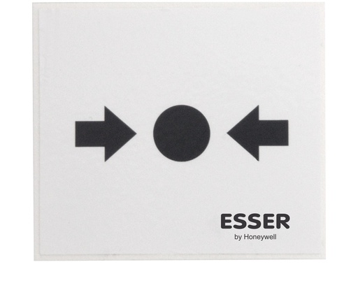[704960] Ersatzglasscheibe, für kleine Handmelder, EN 54 ESSER, 1 VE = 10 Stck.