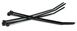 [762254] Kabelbinder schwarz, Einsatztemperatur bis 110°C (100Stück)