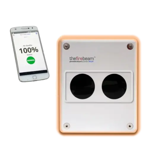 [13729] Linearer Rauchmelder thefirebeam Blue - foveo